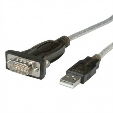 "VALUE Konverter-Kabel USB-seriell trkis 1,8m"