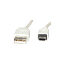 "USB2.0 KABEL A-5PINMINI 0 8M"