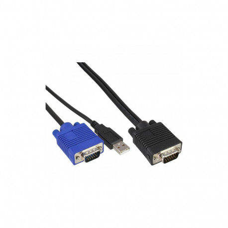 "INLINE KVM Kabelsatz USB fuer 19 Zoll KVM Switch Laenge 1.8m"