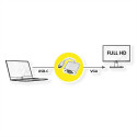 "ROLINE Display Adapter USB Typ C - VGA"