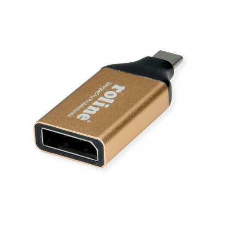 "ROLINE GOLD Display Adapter USB Typ C - DisplayPort v1.2"
