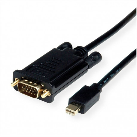 "ROLINE Kabel Mini DisplayPort-VGA Mini DP ST - VGA ST schwarz 3m"