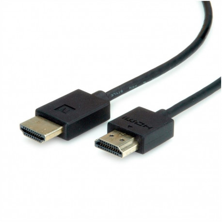 "ROLINE 4K HDMI Ultra HD Kabel mit Ethernet aktiv ST/ST schwarz 5m"