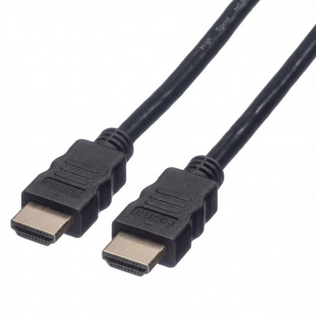 "ROLINE Notebook HDMI High Speed Kabel mit Ethernet schwarz 1m"