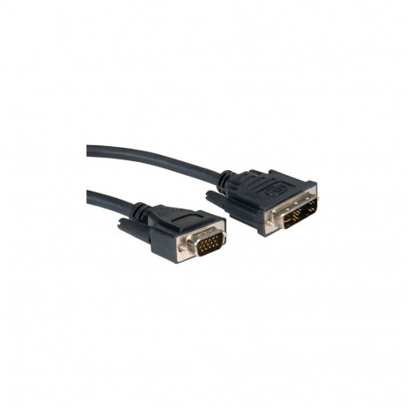 "ROLINE DVI-VGA-Kabel DVI 12+5 ST ST 5m"