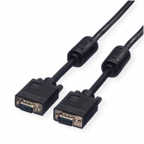 "ROLINE VGA-Kabel HD15 ST - ST mit Ferritkern 6m"