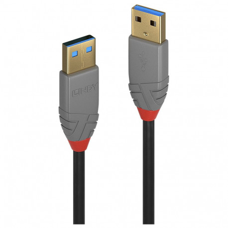 "LINDY USB 3.0 Kabel Typ A/A Anthra Line M/M 1m"