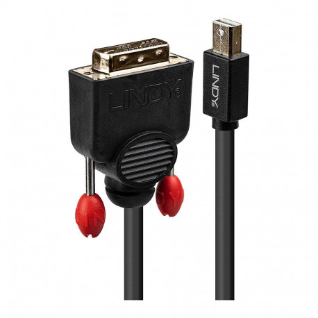 "LINDY Mini-DisplayPort an DVI-D Kabel schwarz 2m"