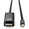 "LINDY Mini-DisplayPort an HDMI Kabel 4K30 (DP: passiv) 3m"