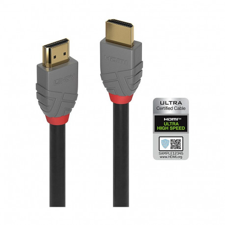 "LINDY HDMI Kabel Ultra High Speed 3m, Anthra Line"