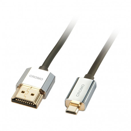 "LINDY HDMI High Speed Kabel an Micro HDMI CROMO Slim 2m"