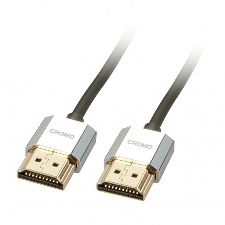 "LINDY HDMI High Speed Kabel CROMO Slim Ethernet A/A 2m"