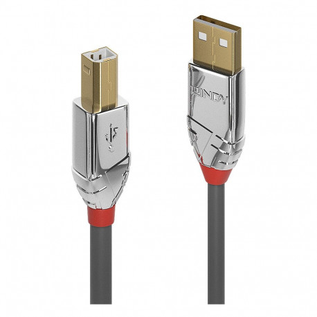 "LINDY USB 2.0 Kabel Typ A/B Cromo Line M/M 0.5m"