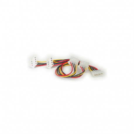 "ROLINE Y-Kabel 4 pol. HDD / 4x 4 pol. HDD abgewinkelt 0,45m"