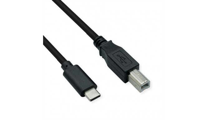 "ROLINE USB2.0 KABEL TYP C-B 3M"