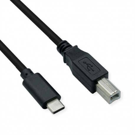 "ROLINE USB2.0 KABEL TYP C-B 1 8M"