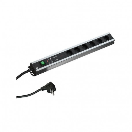 "BACHMANN Handwerkerleiste 6x Schutzkontakt Gertevollschutz Schalter 2m"