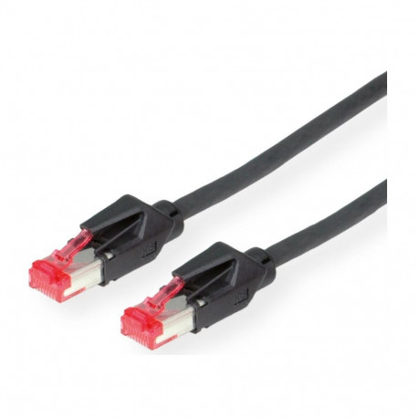 "DRAKA Patchkabel Cat.6 (Class E) S/FTP, UC900 TM21, LSOH, schwarz, 15 m"