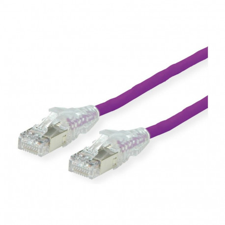 "DTWYLER Patchkabel Cat.6A (Class EA) S/FTP, CU 7702 flex LSOH, AMP v2, violett, 5 m"
