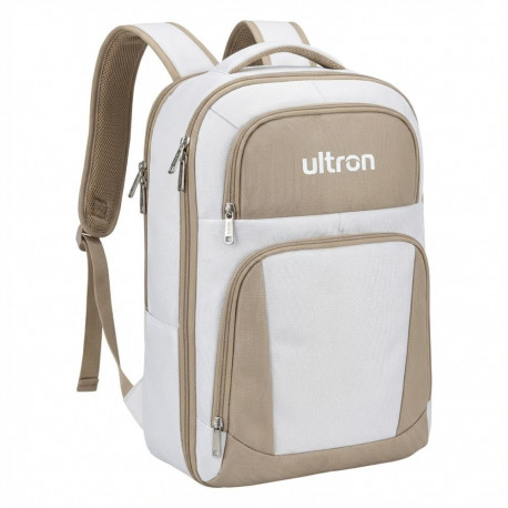 "ultron Rucksack NPU 17"",weiss/beige"