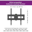 "ZUB Ultron Wandhalterung Flatscreen WM200 32-60"" Neigung/Winkel"