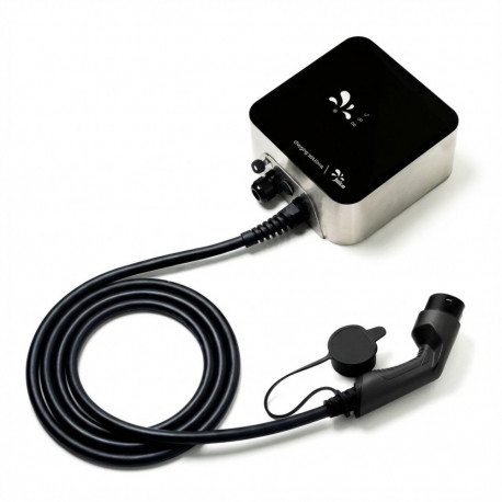 Juice Technology JUICE CHARGER me (must/hõbe, 11 kW, 5 m kaabel, RFID, MID-energiaarvesti)