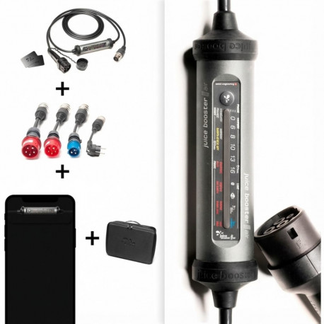 Juice Technology JUICE BOOSTER 3 air Country EU reisikomplekt 1,4–11kW 3,1m kaabel, antratsiit/must
