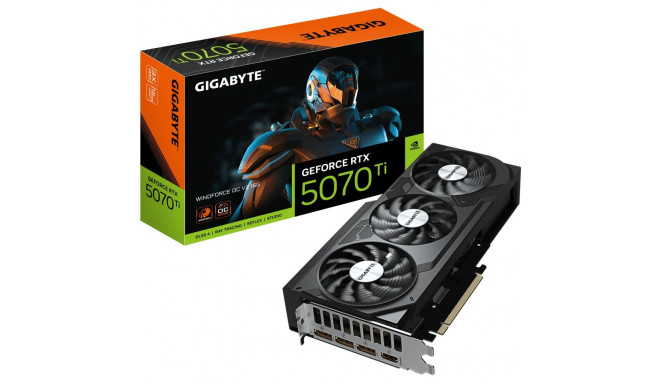 "RTX 5070 TI 16GB Gigabyte WINDFORCE 3 OC SFF GDDR7 3 Fan"