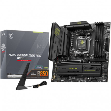 "MSI MAG B850M Mortar Wifi (B850.AM5.mATX.DDR5)"