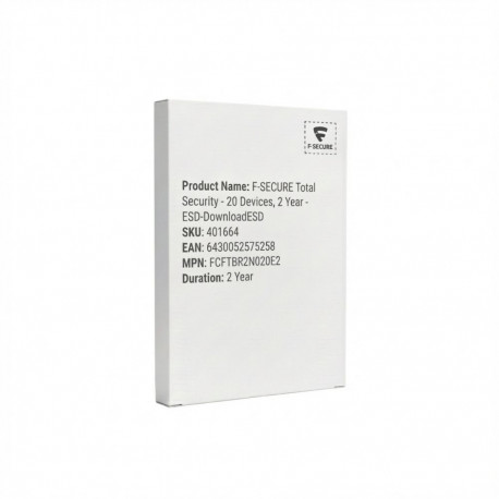 "F-SECURE Total Security - 20 Devices, 2 Year - ESD-DownloadESD"