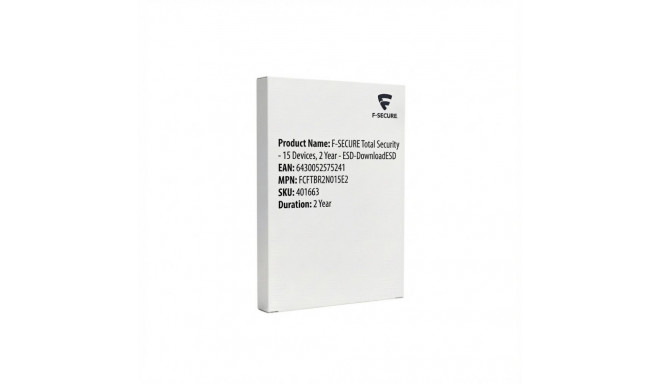 "F-SECURE Total Security - 15 Devices, 2 Year - ESD-Download"