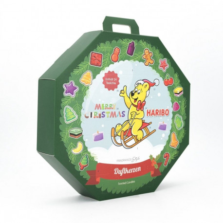 "CANDLE Adventskalender Haribo Teelichter"