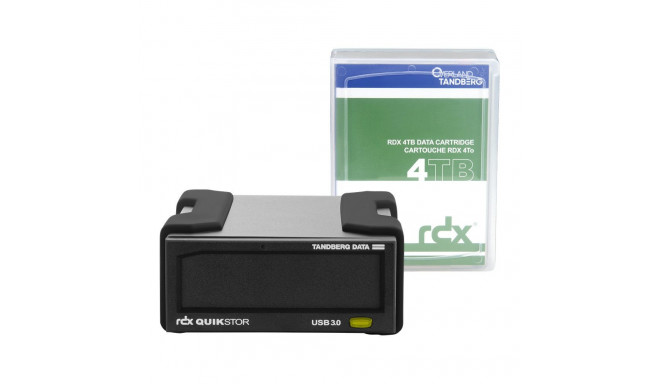 "Tandberg RDX extern Quikstor USB 3.0 4TB Cartridge"