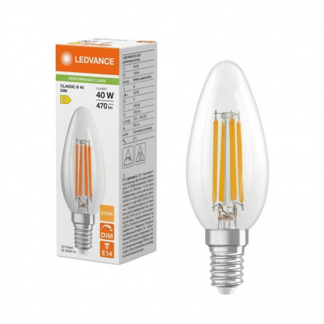 "Osram LED Classic B 40 Filament DIM P 3.4W 827 Clear E14 Dimmbare LED-Lampen, klas"