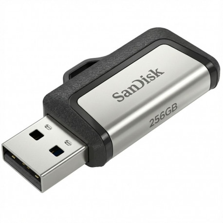 "Stick SanDisk Ultra Dual Typ-A/Typ-C 256GB Slider, bis zu 150 MB/s, USB 3.2 Gen 1x1 (5 Gbit/s)"