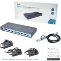 "D I-Tec USB 3.0 / USB-C 5K Universal Dual Docking Station"