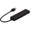 "USB3.0 HUB 4Port SuperSpeed passiv i-Tec Black"