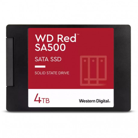"2,5"" WD Red SA500 NAS 4TB 6.35cm 2.5Zoll SATA"