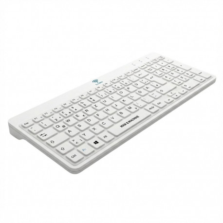 "MAN&MACHINE ITs Cool Flat DE white Hygienetastatur,white,99 Tasten,DE"
