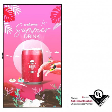 "139,7cm/55"" (1920×1080) LG 55XS4P 16:9 IPS 9ms 60Hz 4000cd/m² 24/7 HDMI×2 DisplayPort×1 LAN USB Bl