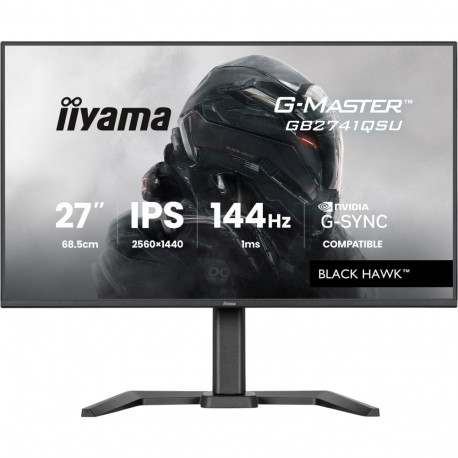 "68,6 cm/27? (2560×1440) iiyama GB2741QSU-B1 16:9 QHD IPS 1 ms 144 Hz HDMI DisplayPort VESA 100×100 