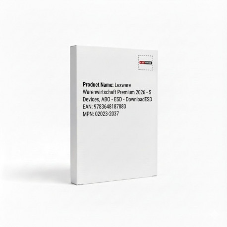 "Lexware Warenwirtschaft Premium 2026 - 5 Devices, ABO - ESD -DownloadESD"