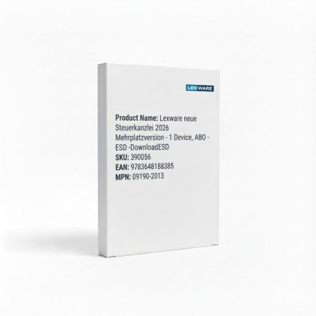 "Lexware neue Steuerkanzlei 2026 Mehrplatzversion - 1 Device, ABO - ESD -Download"