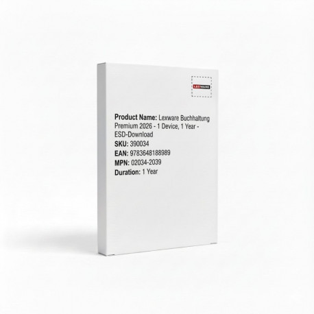 "Lexware Buchhaltung Premium 2026 - 1 Device, 1 Year - ESD-DownloadESD"