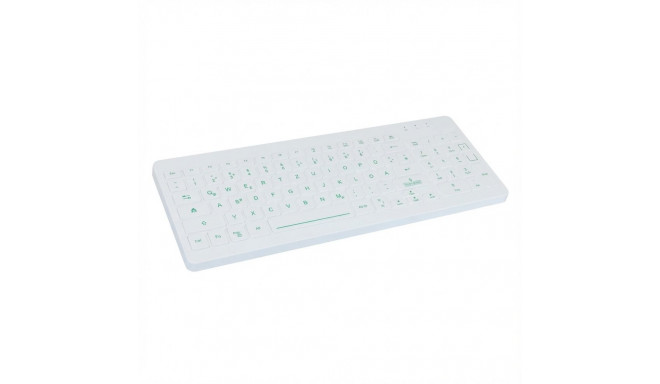 "Cherry AK-CB7012F-US-W/GE - versiegelt - beleuchtete Tasten - weiß - deutsch"