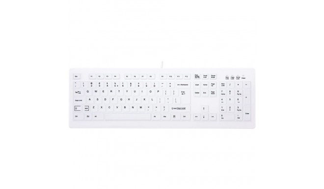 "Cherry AK-C8100F-U1-W/US - wischdesinfizierbar - weiß - US englisch"