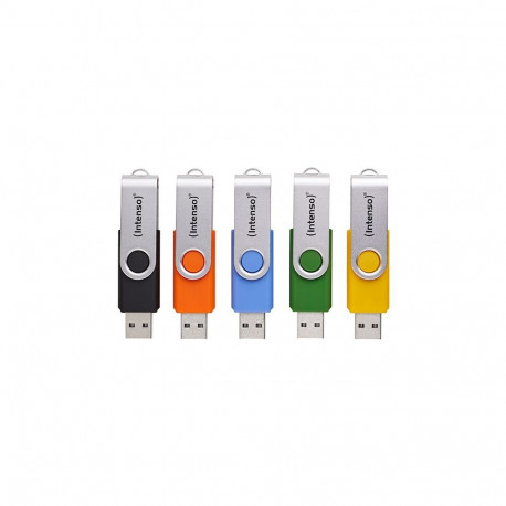 "STICK Intenso Office Line 256GB USB Stick 3.2 Multipack x5 bunt"