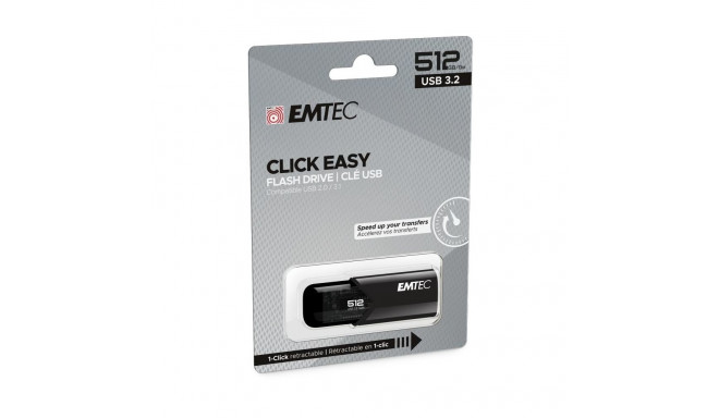 "STICK Emtec USB3.2 Click Easy B110 512GB Black"