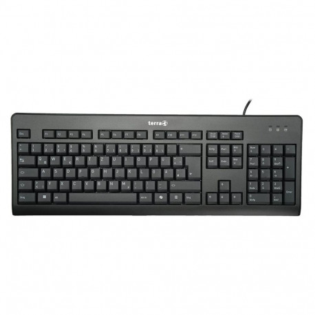 "Wortmann TERRA Keyboard 1500 Corded [DE] USB black Copilot QWERTZ, 105 Tasten, kabelgebunden, 1,80m