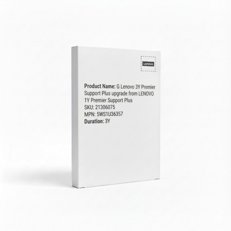 "G Lenovo 3Y Premier Support Plus upgrade from LENOVO 1Y Premier Support Plus"